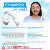 Philips Sonicare compatible models chart with unsupported Smart series warning